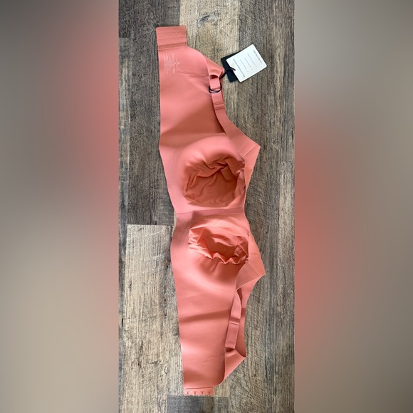 Evelyn Bobbie Size 2X The Beyond Bra Dusty Rose Mauve Pink Wireless Comfort - Picture 10 of 12